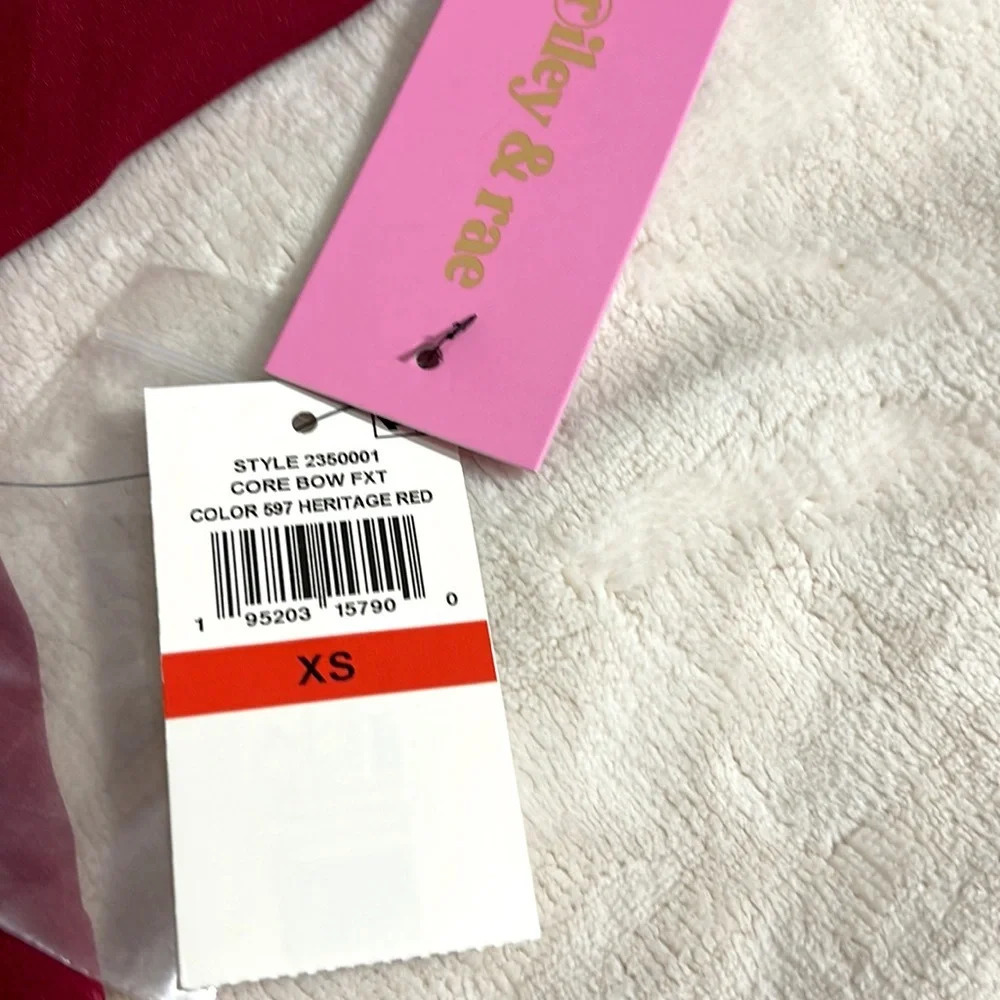 RILEY & RAE Camille Tie-neck Blouse, Created For Macy's In Heritage Red XS - Picture 8 of 12